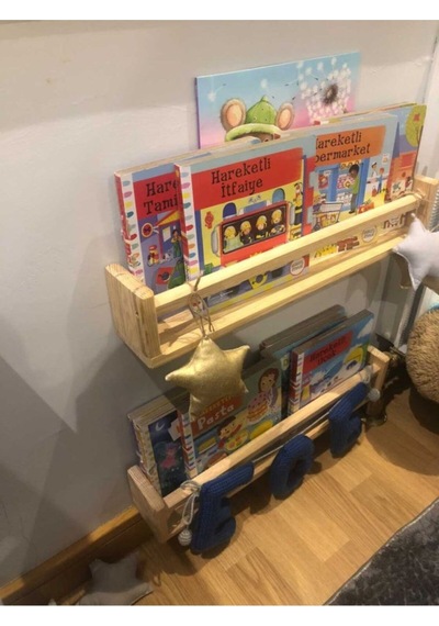 Montessori Kitaplık Çocuk Bebek Odası Duvar Rafı Ahşap Kitaplık Raf 3 Adet 55 Cm Bej Montessori Kitaplık Çocuk Bebek Odası Duvar Rafı Ahşap Kitaplık Raf 3 Adet 55 Cm Bej