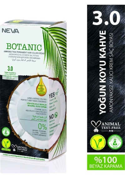 Botanıc Amonyaksız Kalıcı Krem Boya Seti 3.0