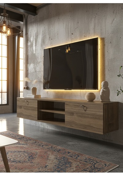 Resital Tv Ünitesi S1835-2 Ceviz Ceviz