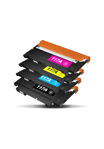 Hp Color Laser 150nw 117a W2070a 4 Lü Takım Çipli Uyumlu Toner