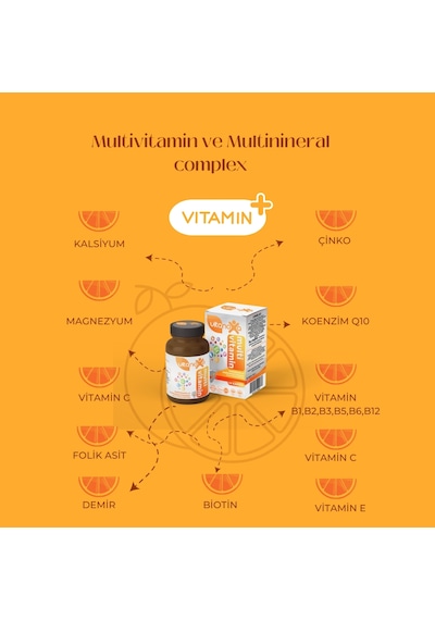 Vitanoxa Multivitamin Ve Multinineral Complex Içeren Takviye Edici Gıda 30 Kapsül