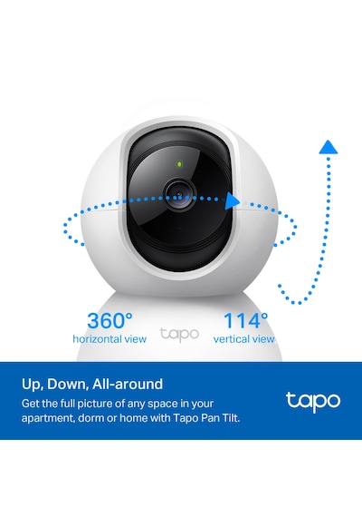 Tp-LİNK Tapo Tc71 2k İç Mekan 3mp Gece Görüşlü Wi-fi Güvenlik Kamerası