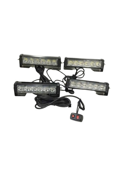 Space Space Çakar Lamba Power Ledli 4lü Kırmızı-beyaz/mavi-beyaz 12v/ Lapa194 O A34495