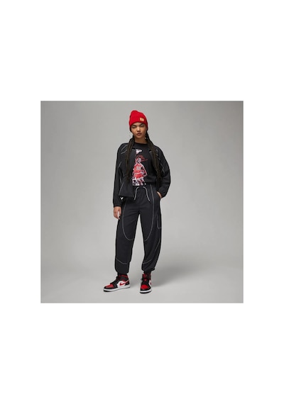 Nike Jordan Sport Tunnel Four Way Stretch Kadın Siyah Esnek Ter Tutmaz Eşofman Altı - Fb4659-010 Siyah