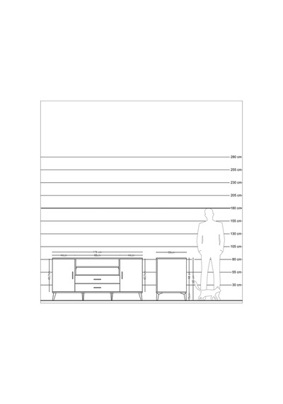 Kronos Konsol 4 Raflı 2 Çekmeceli 2 Kapaklı 176x59x83 Antrasit-çam/çam Çam/çam Kronos Konsol 4 Raflı 2 Çekmeceli 2 Kapaklı 176x59x83 Antrasit-çam/çam Çam/çam