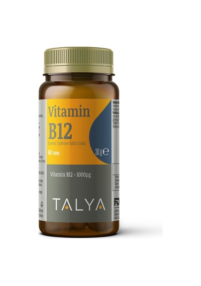 Talya Vitamin B12 İçeren Takviye Edici Gıda 1000 Mg 60 Tablet