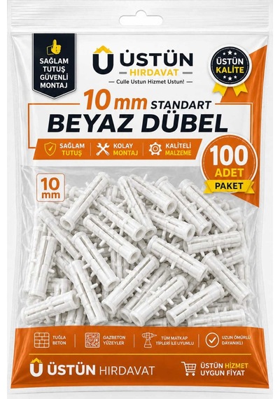 Üstün 10mm Dubel 100adet