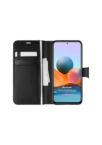 Microsonic Xiaomi Redmi Note 10 Pro Max Kılıf Delux Leather Wallet
