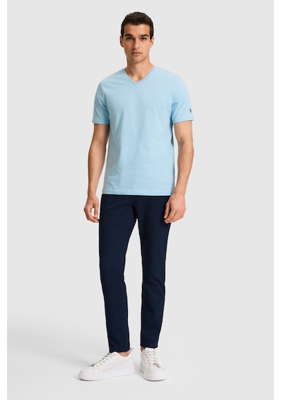 U.s. Polo Assn. Erkek Mavi Tişört Basic 50326944-vr036