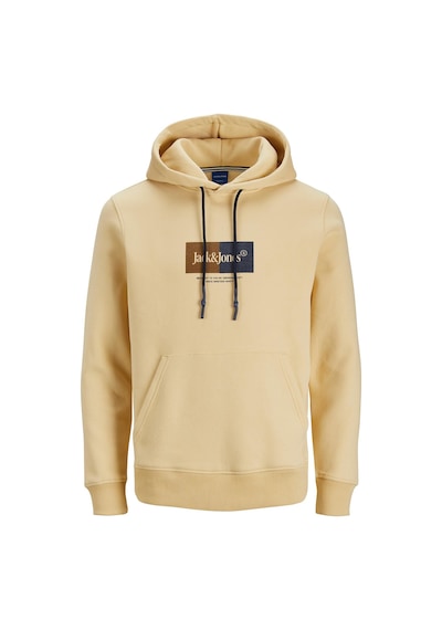 Jack & Jones Jack&jones Kapüşonlu Standart Kalıp Sarı Erkek Sweatshirt 12242197 001