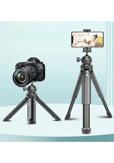 Bluetooth Kumandalı Masaüstü Mini Tripod / 360 Ayarlanabilir 32
