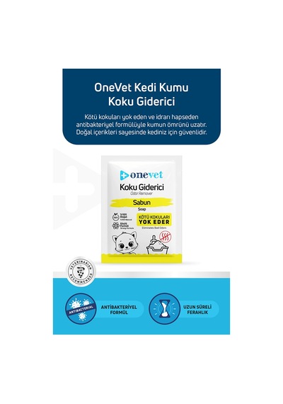 Onevet Kedi Kumu Koku Giderici Sabunlu 15 Adet 25 Gr