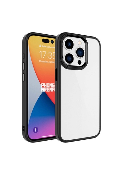 Apple Uyumlu  iPhone 15 Pro Max Kılıf Zore Krom Kapak