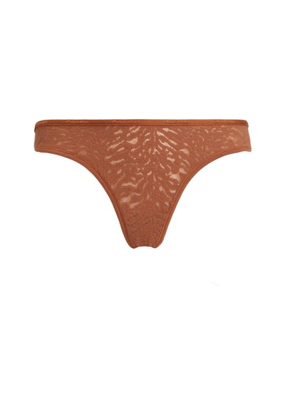 Calvin Klein Bıkını Kadın Bej Bikini Külot Kahverengi