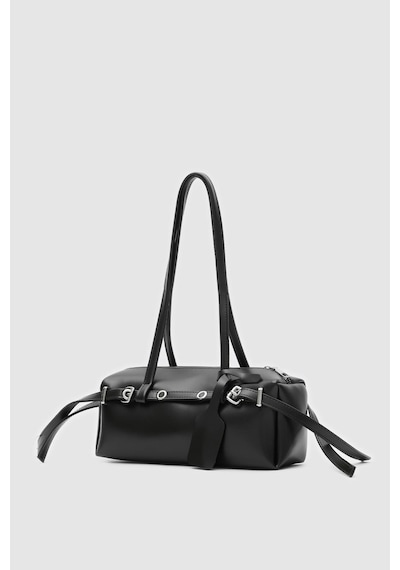 Shule Bags Boop Baget Çanta Siyah Siyah