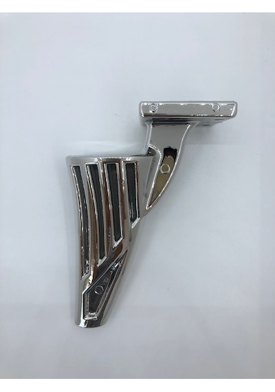 Plastik,16 Cm Metal Görünüm Krom Kaplamalı Mobilya Ayağı 4 Adet