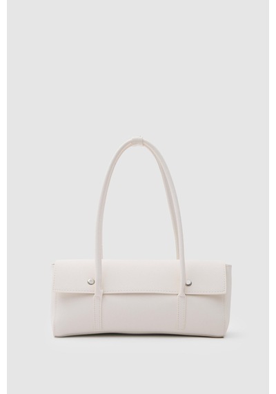 Shule Bags Mari Vintage Baget Çanta Krem