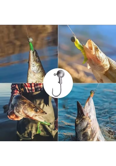 S.f. Jig Head Set - 60 Adet - 1g, 2g, 4g, 7g, 10g, 12g, 15g Standart