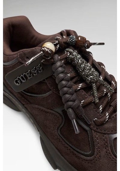 Guess Irrina Kadın Deri Sneaker Ayakkabı Flfırrsue12 Kahve