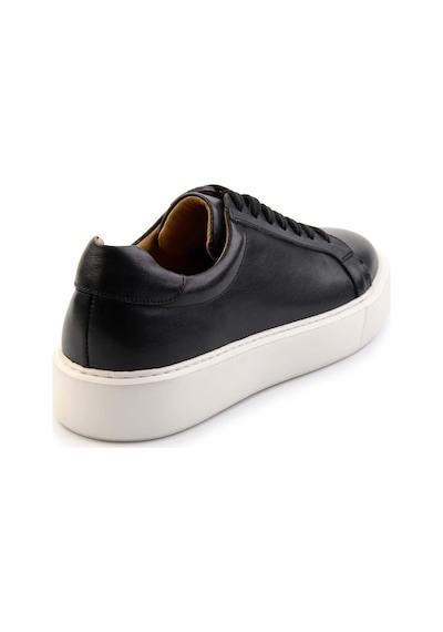 Bambi Siyah Leather Erkek Sneaker E01079971043 Siyah