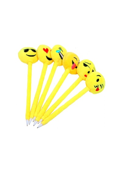 Emoji Kalem Peluşlu Çok Renkli