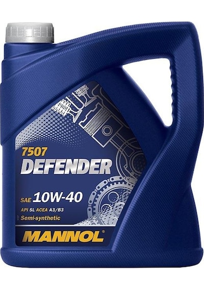 Mannol Defender 10W-40 Yarı Sentetik Motor Yağı 4 L