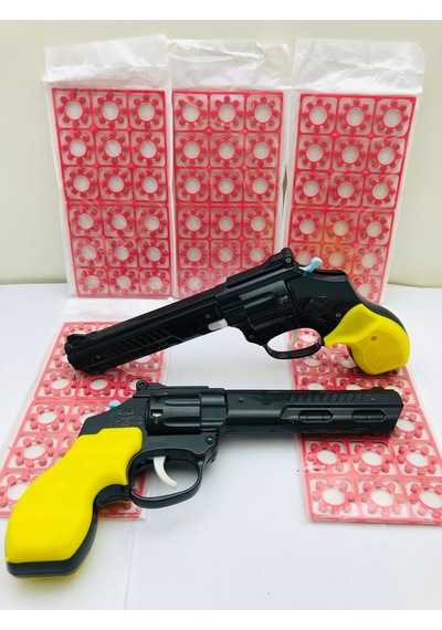 Smith Wesson 8 Patlar 2 Adet Kapsül Pat Pat Tabanca Ve 90 Adet Kapsül