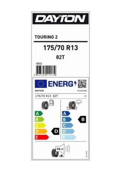 Dayton 175/70R13 82T Tourıng Yaz Lastiği 2025