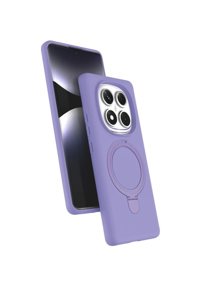 Xiaomi Redmi Note 14 Pro 4g Regal Magsafe Standlı Kapak - Lila 0.2M-Çok Renkli