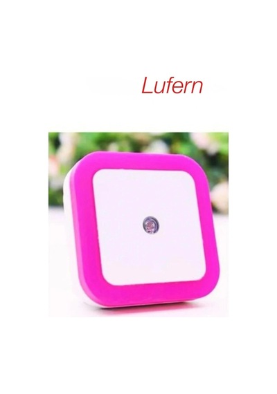 Fotoselli Gece Lambası Karanlıkta Otomatik Yanıp Sönen Aydınlığa Duyarlı Koridor Antre Loş Led Işık Pembe