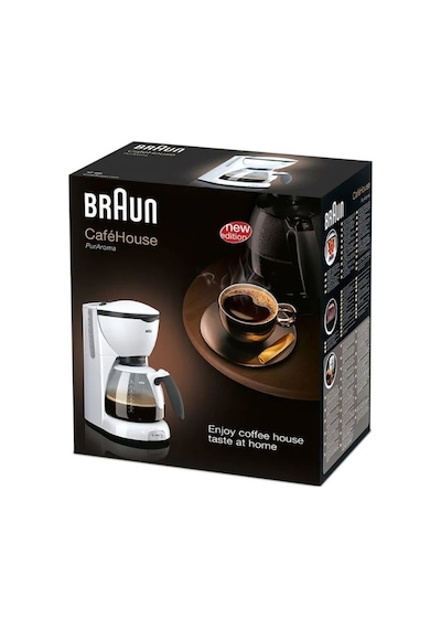 Braun KF 520/1 CaféHouse PurAroma Filtre Kahve Makinesi Beyaz