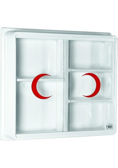 Ecza Dolabı Büyük Boy Içi Dolu İçerik Setli 47 x 44 x 12 CM 157