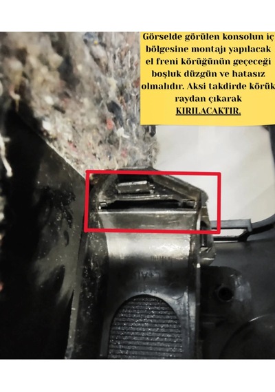 Bravo El Freni Körüğü - Bravo Uyumlu El Freni Plastik Koruması-el Freni Ray Perdesi Plastiği -tozluk