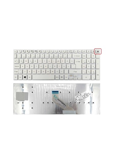 Packard Bell EasyNote LS44, LS44HR, LS44SB Klavyesi (Beyaz TR)