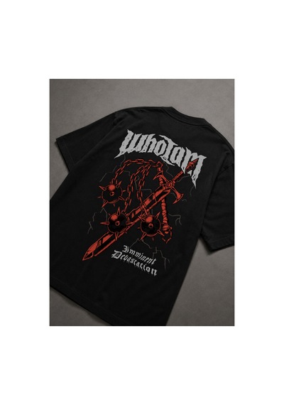 Yolo Street Siyah Whoıam Imminent Devastation Baskılı Oversize Erkek Tişört Heavy Metal Streetwear %100 Pamuk Siyah1a1 Yolo Street Siyah Whoıam Imminent Devastation Baskılı Oversize Erkek Tişört Heavy Metal Streetwear %100 Pamuk Siyah1a1