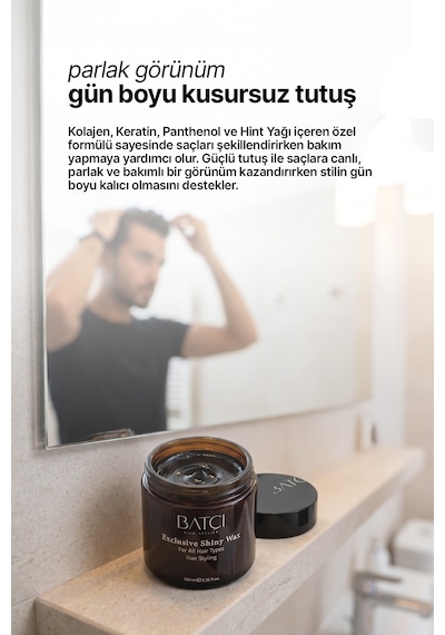 Exclusive Shiny Wax Işıltılı Ve Gün Boyu Kalıcı Parlak Wax 100 Ml
