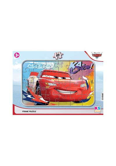 Disney Cars (Arabalar) Frame Puzzle/Yapboz 24'Parça