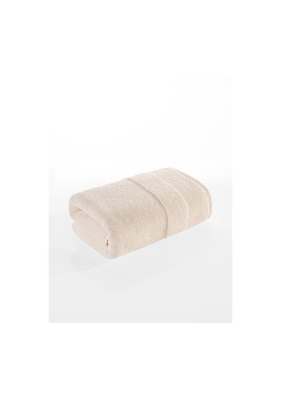 Cotton %100 Banyo Havlusu 50x90 Cm Krem