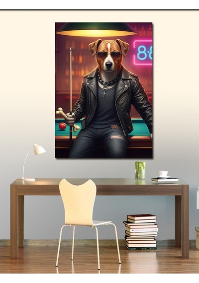 Kanvas Tablo Casus Köpek 50cmx70cm