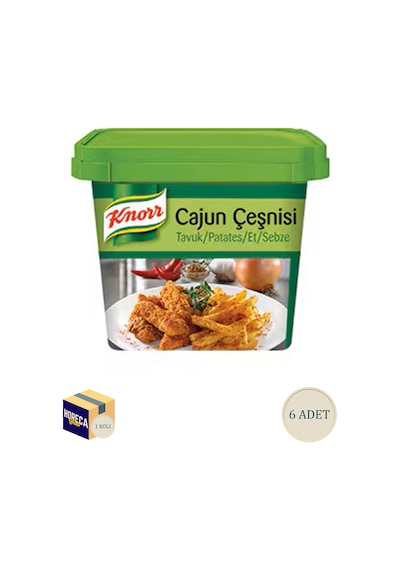 Fs Cajun Çeşni - 650 Gr - 6 Adet - Koli