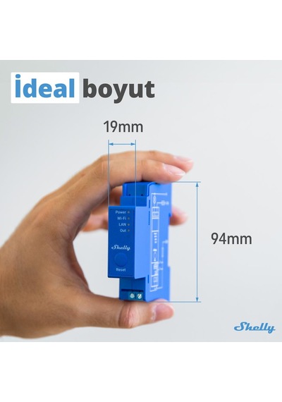 Shelly Pro 1 Dın Ray 1 Kanal Akıllı Röle