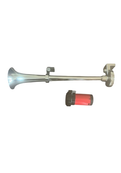 Korna 12v Marıne Krom 450mm Tek Motorlu