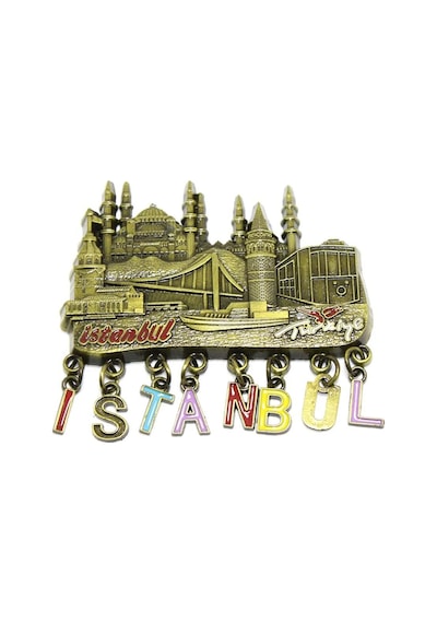 Metal İstanbul Temalı Yöresel Magnet Renk