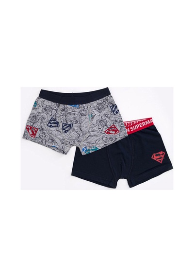 Superman Lisanslı Erkek Çocuk 2'li Boxer Seti Çok Renkli