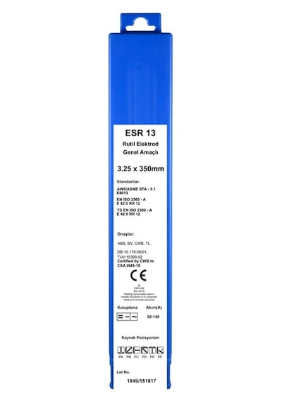 Magmaweld ESR 13 PL 3.25 x 350 (mm) - 1 (Kg) Rutil Elektrod