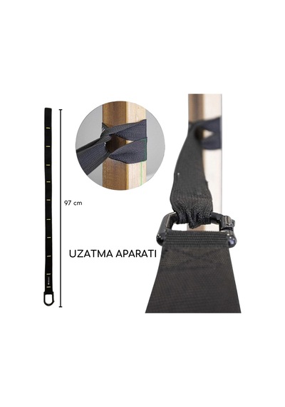 Rebuwo Suspension Trainer Cross Training Pro Egzersiz Seti Sarı