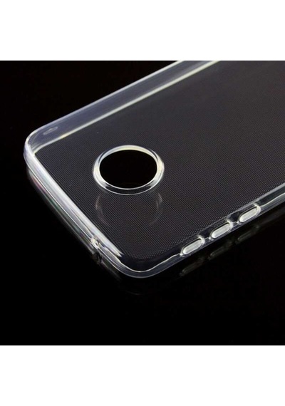 Lenovo Moto Z Play Kılıf Zore Şeffaf Ince Ve Esnek Süper Silikon Renksiz
