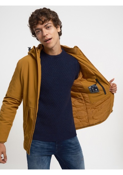 Regular Fit Erkek Mont Mustard