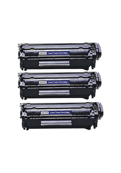 Perfection HP 1020-1022 12A (Q2612A) Siyah Uyumlu Lazer Toner (3 ADET)