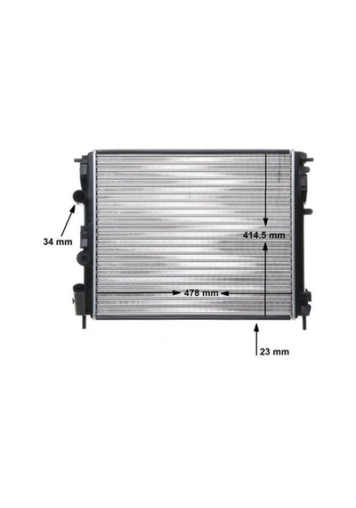 Mahle Cr35000s Radyatör Clıo Iı-kangoo -logan-solenza-1.5dci-1.4-1.6 16v-1.9dtı Ac Mek 480x415x34 8200343476-6001545765-8200033831 Adet Fiyatıdır